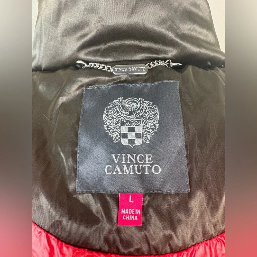 Vince Camuto Women's Olive Down Fill Puffer‎ Style R1291 Size Large NWT